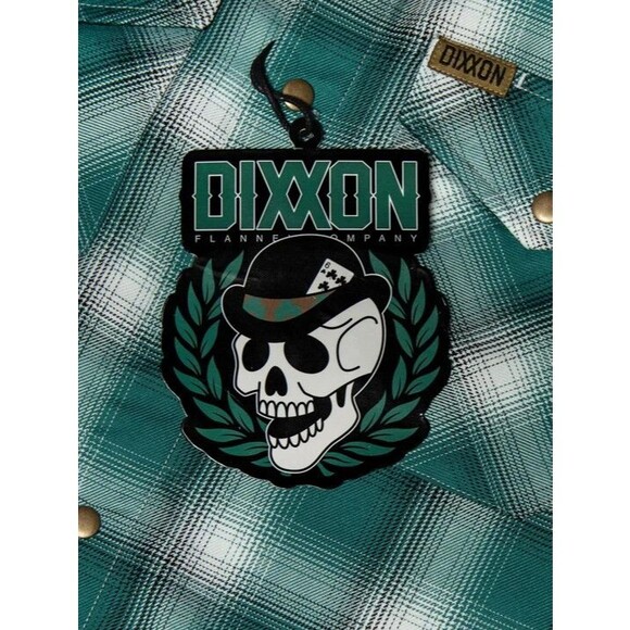 DIXXON Flannel Russel Irish St Patricks Day Release St Paddys Brass Snaps! - Picture 2 of 3